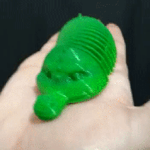 esnek timsah yacar sürüngen kertenkele oyuncak 3d print model - Mito3D