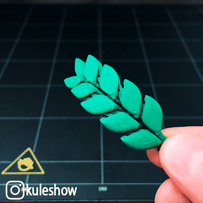 flexi orelha of trigo chaveiro arte chave engraçado flexível roxa printinplace kolkhoz bigovereasy kuleshow 3d print model - Mito3D