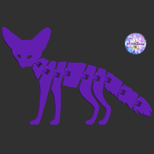 flexi fennec fox 3d print model - Mito3D