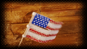 flexi bandera unido estados America flexible partido articulado juguete país gracioso regalo niños jugar entretenimiento americano 3d print model - Mito3D