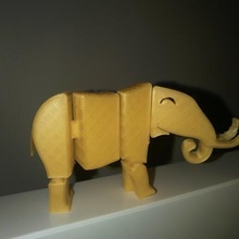 flexi flexy elephant flexi flexy flexible elephant toy decoration print 3d