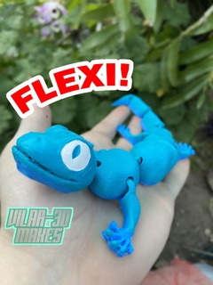 flexi gecko articuler impression endroit animal jugute lézard jouet articulé reptile jouets loisir DIY canard vite sculpture exotique animaux amusement mascotte Créatif belle 3d print model - Mito3D