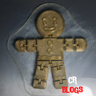 flexi gingerbread men cookie articulated christmas shrek cute art toy 3d print model - Mito3D