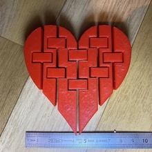 flexi coração gadget datheus calor 3d print model - Mito3D