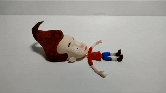 flexi Jimmy nêutron animação filme Series animado jogos brinquedos impressão colocar 3d print model - Mito3D