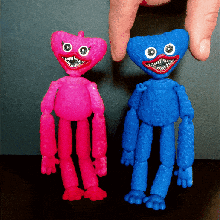 flexi Monster Spielzeug Kunst flexy flexibel huggy wackelig küss Missy Mohn abspielen Zeitverknüpfung Verknüpfung Links artikuliert Schwanz zappeln drucken Ort 3d print model - Mito3D