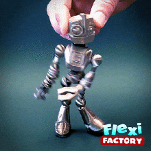 flexi print-in-place fokobot 20 robot art flexi flexy flexable linkage link links toy articulated dan daniel sopala factory robot fokoos fidget print  place