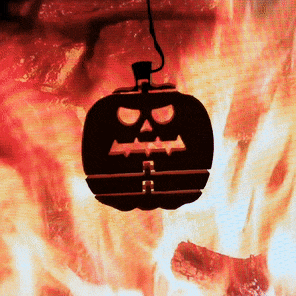 flexi print-in-place halloween pumpkin flexible place toy moving jack-o'-lantern 3d print model - Mito3D