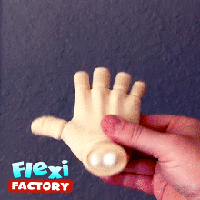 flexi print-in-place hand toy articulated halloween link links linkage poseable print in place flexy flexible big 3d print model - Mito3D