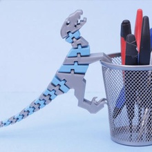 flexi raptor dual extrusion game dinosaur hinge jurassic world print place 3d print model - Mito3D