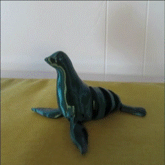flexi sea flexi toy fidget toy art toy animal  3d print model - Mito3D