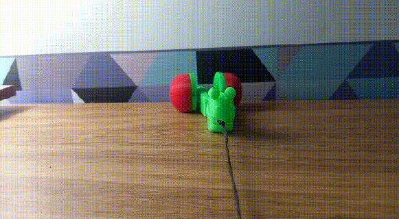 esnek salyangoz oyuncak Oyna duvar kağıdı 3d print model - Mito3D