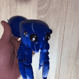 flexi araignée Jeu flexi araignée jouet 3d print model - Mito3D