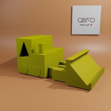 flexi tracteur Jeu jouets printinplace support camion articulé fichier stl 3d print model - Mito3D