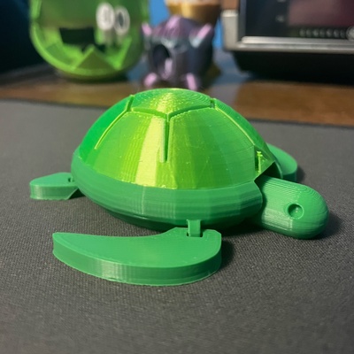 esnek kaplumbağa gadget 3d print model - Mito3D