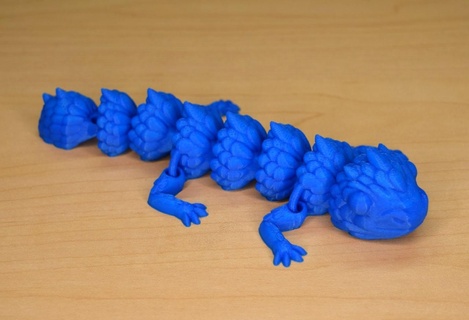 flexible baby dragon 3d print model - Mito3D