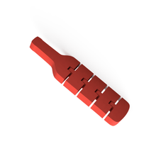 flexible bottle 3d - figure game keychain gift 3d print model - Mito3D