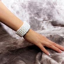 bracciale elastico v55 gioielli 3d print model - Mito3D
