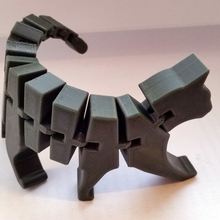 flexible cat 3d print model - Mito3D