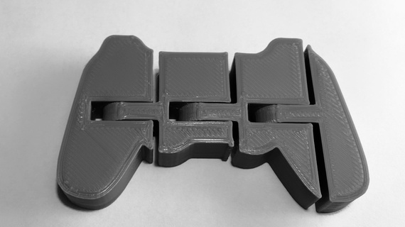 flessibile giochi controller pla giocattolo agitarsi portachiavi veloce Stampa 3d print model - Mito3D