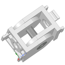 flexible bisagra pivote articulación conector v slot perfil 2020 3d print model - Mito3D