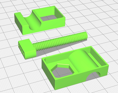 flessibile intarsio + più forte vite Telefono montare mobile 3d print model - Mito3D