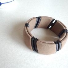 flexible kimekomi bracelet 01 fashion 3d print model - Mito3D