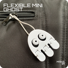 flexible mini ghost jewelry keychain fidget 3d print model - Mito3D