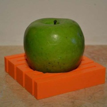 flessibile apple orange bowl casa cucina e sala da pranzo 3d print model - Mito3D