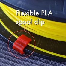 flexible pla spool clip 175mm tool replicator 2 3d printer accessories 3d print model - Mito3D