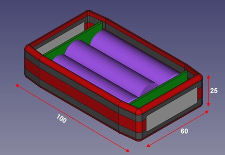 souple projet cas électronique 3d print model - Mito3D