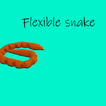 souple serpent art cobra jouet flexo flexi Jeu 3d print model - Mito3D