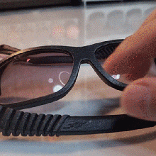 esnek stilist Gözlük wear design 04 detachable değiş tokuş çerçeve kanat interchangeable 3d Yazdır moda gözlük şartname güzel çıkarılabilir değiştirilebilir şık koşma spor 3d print model - Mito3D