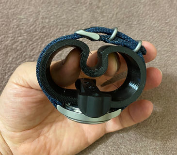 flexível monte giroscópio enrolador pr 3d print model - Mito3D