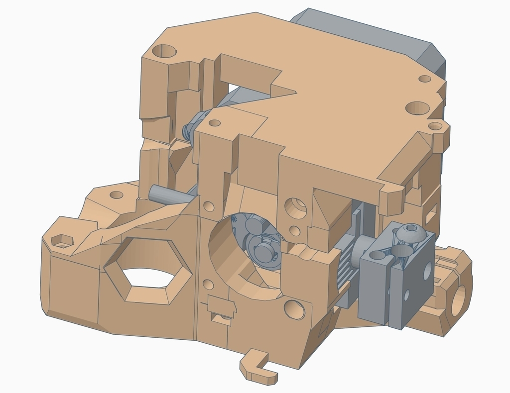 flexão ht extrusora prusa i3 mk2s original mk2 3d impressora extrusoras 3D print model - Mito3D