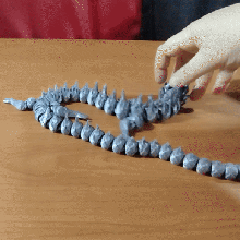 esnek Ejderha meyve Sanat eklemli mafsallı bağlantı oyuncak kıpır Yazdır yer destekler Şirin Evcil Hayvan efsanevi yaratık mistik sanatlar 3d print model - Mito3D