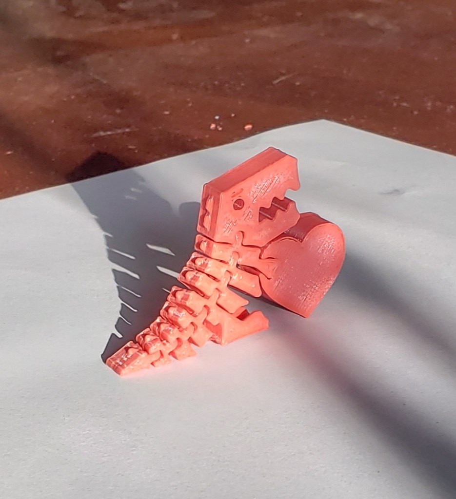 esnek Rex kalp Ayriyeten 3D print model - Mito3D