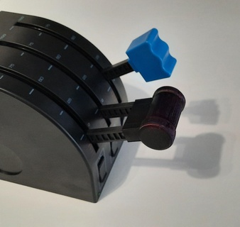 Flug Drossel Quadrant zweipolig logitech 3d print model - Mito3D