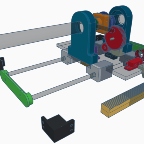 flight yoke oyun simülatörü komut xplane sistem cessna baron kuvvet geri bildirim 3D print model - Mito3D