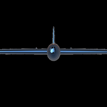 bordo voo 600mm microglider rc planador avião 3d print model - Mito3D
