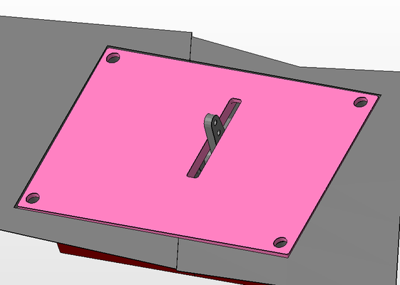 flightory super stingray - wing servo mount game 3d print model - Mito3D