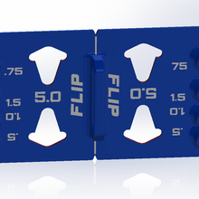 Flip Kabinett Gesicht Tür Griff Jig 3 größer vertieft Stil Schublade Werkzeug 3d print model - Mito3D