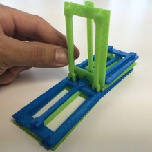 flip flop jouet jeu jouets mécaniques irréel simple machine formes de puzzle les mathématiques l'art impossible géométriques amazingdesign 3d print model - Mito3D