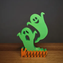 galleggiante fantasma Halloween arte 3d print model - Mito3D