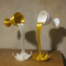 flutuando cálice copo ilusão Magia esculturas 3d print model - Mito3D