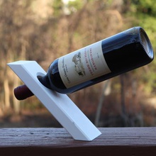 floating gravity wine bottle holder defy home center decor kitchen kitchenware tool 3d print model - Mito3D