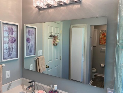 flutuando espelho impasse espaçadores grampo monte banheiro Primavera cabide 3d print model - Mito3D