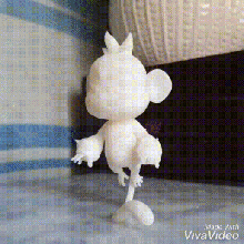 floating monkey bad game toy cute 3d print figure animal design art 3d print model - Mito3D