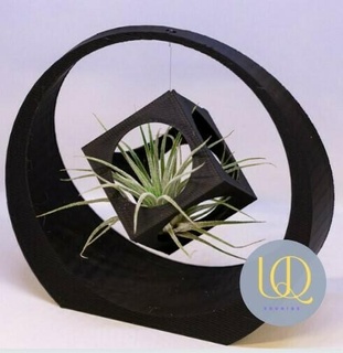 yüzer ekici benzersiz 3d üst vazo iyi tasarım mevcut dekor küp planya 3d print model - Mito3D