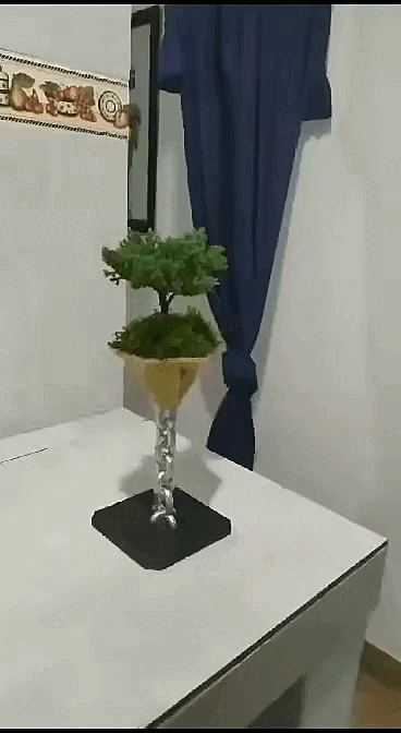 floating pot 3D print model - Mito3D